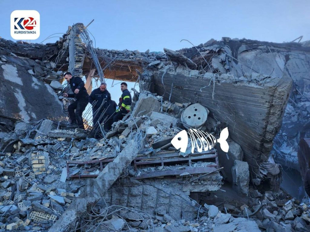 Фото разрушенного дома иракского бизнесмена, связанного с израильской разведкой и руководством Курдистана