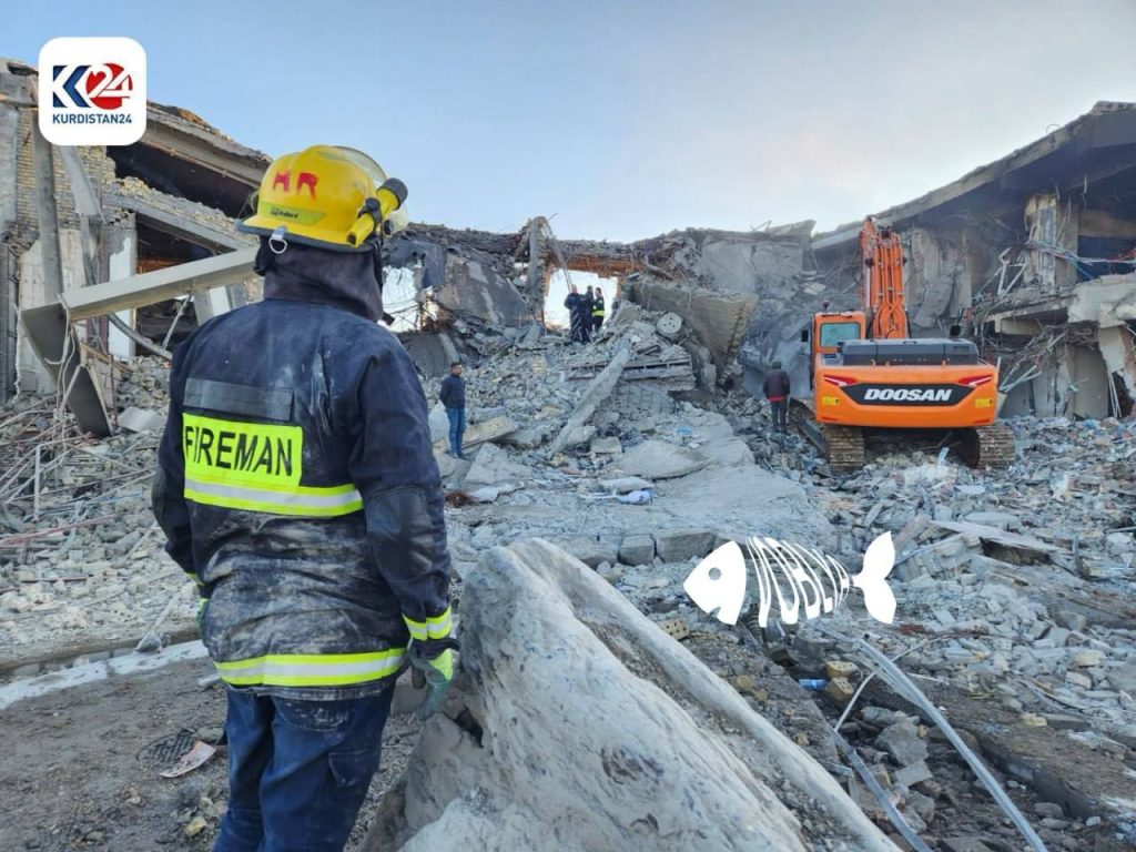 Фото разрушенного дома иракского бизнесмена, связанного с израильской разведкой и руководством Курдистана