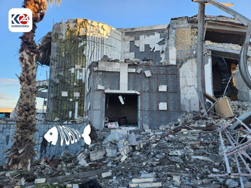 Фото разрушенного дома иракского бизнесмена, связанного с израильской разведкой и руководством Курдистана