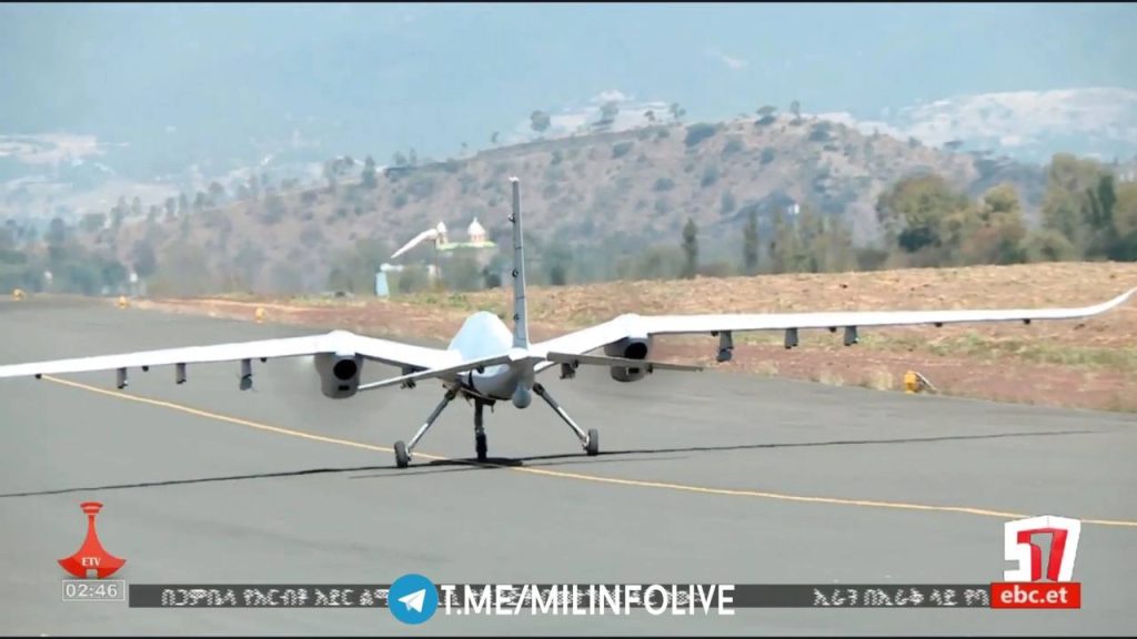 В составе ВВС Эфиопии засветился как минимум один ударный БПЛА Bayraktar Akıncı турецкого производства