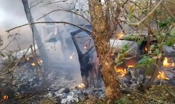 Пикап - уничтожен. В Запорожской области