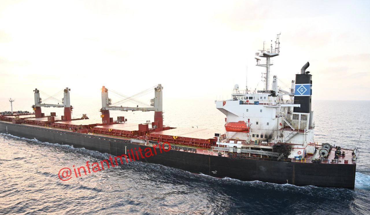 Повреждения американского балкера после атаки дрона