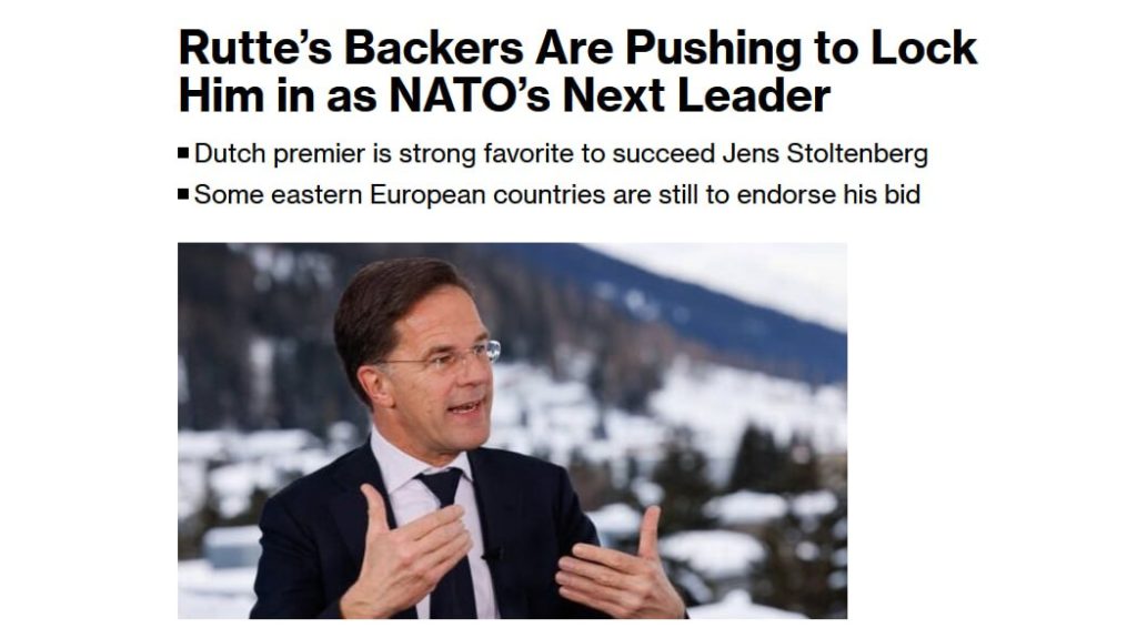 Bloomberg назвал кандидата на пост генсека НАТО, который сможет «управлять Трампом»