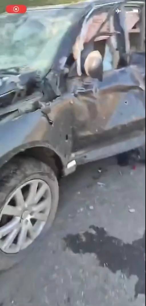 Внедорожник - поврежден