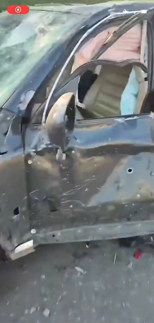 Внедорожник - поврежден