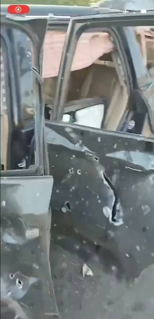 Внедорожник - поврежден