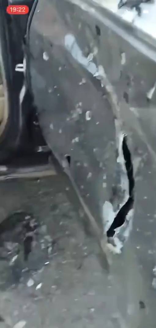 Внедорожник - поврежден