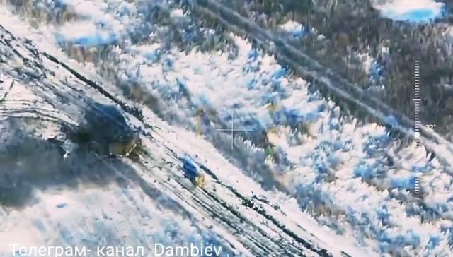 M113 - уничтожен. Северо-западнее села Новодонецкое в Донецкой области