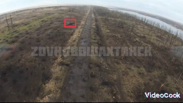 БТР-80 - поврежден и брошен