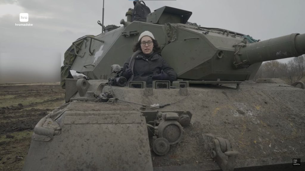 Кадры из репортажа о танках Leopard 1A5 в одной из бригад ВСУ
