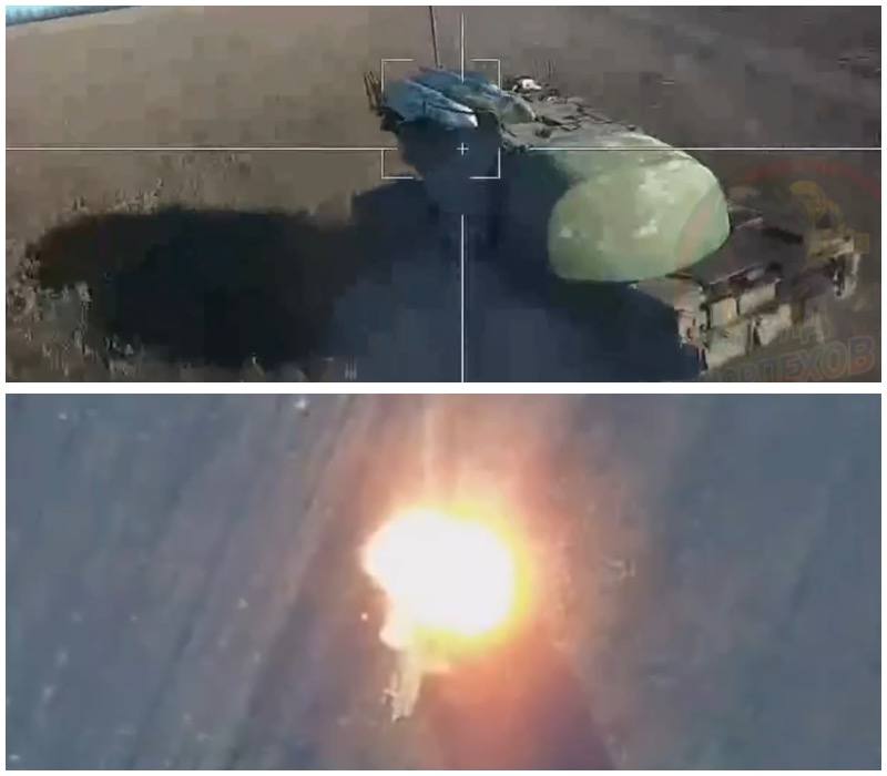 9А310М1 Бук-М1 - поражен