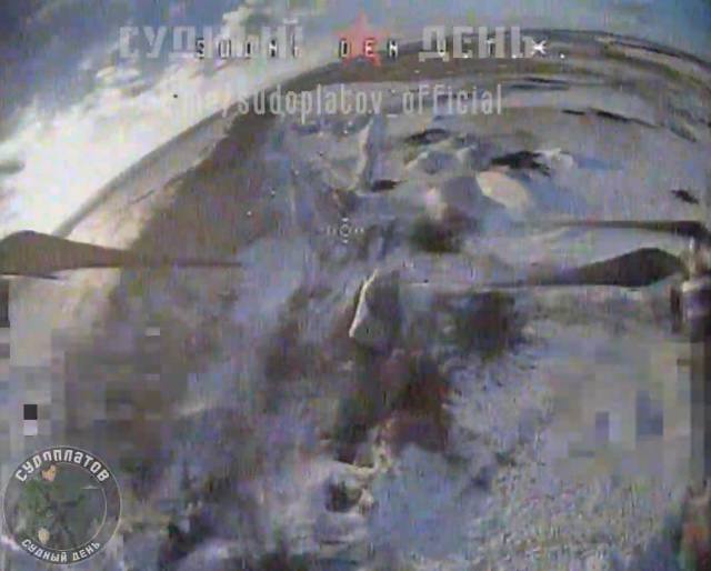 Удар по Nissan Pathfinder R51 FPV-дроном пp. «Судный день»