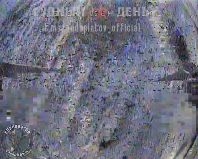 Удар по Nissan Pathfinder R51 FPV-дроном пp. «Судный день»