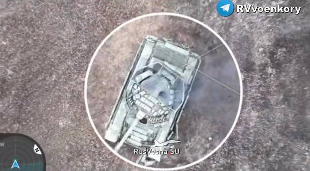 Т-72М1 - уничтожен. У с. Вербовое, Запорожская область