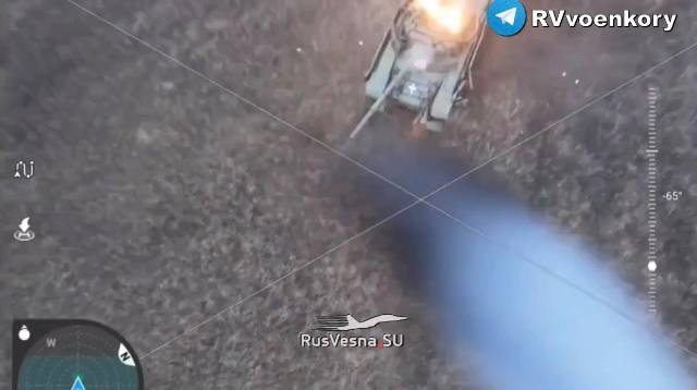 Т-72М1 - уничтожен. У с. Вербовое, Запорожская область