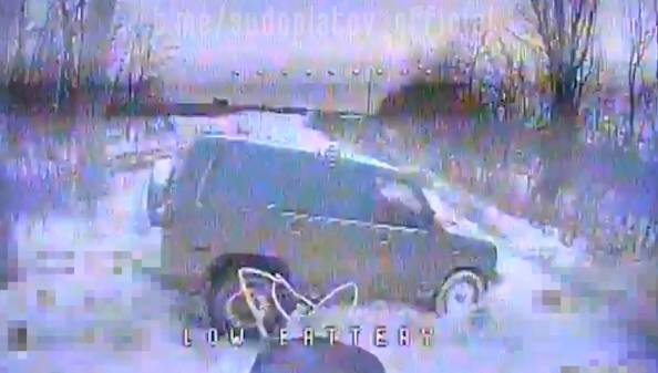 Удар по Toyota Land Cruiser 60 FPV-дроном пp. «Судный день»