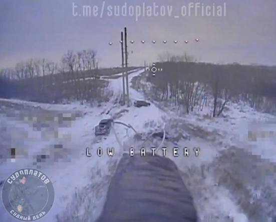 Удар по Toyota Land Cruiser 60 FPV-дроном пp. «Судный день»