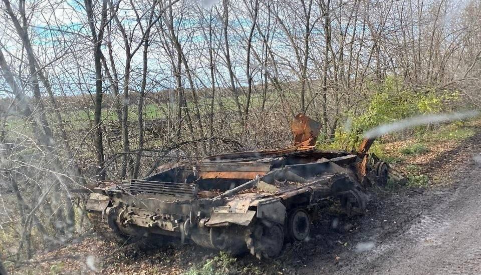 Т-64БВ - уничтожен