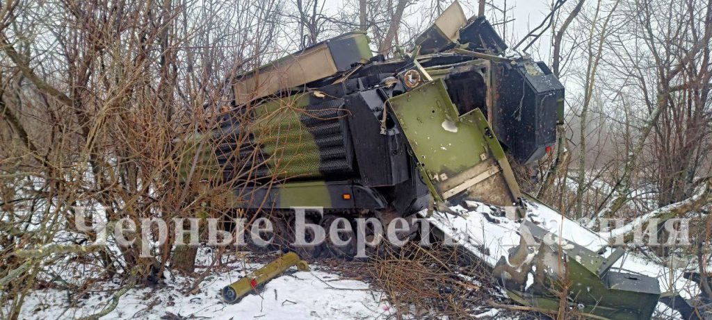 Уничтоженный датский бронетранспортер M113G4DK ВСУ в зоне СВО