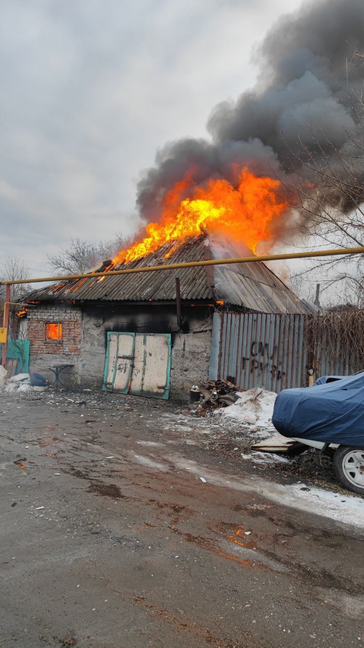 По Донецку нанесен удар из РСЗО