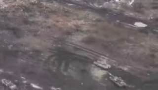 Т-64БВ - поврежден и брошен