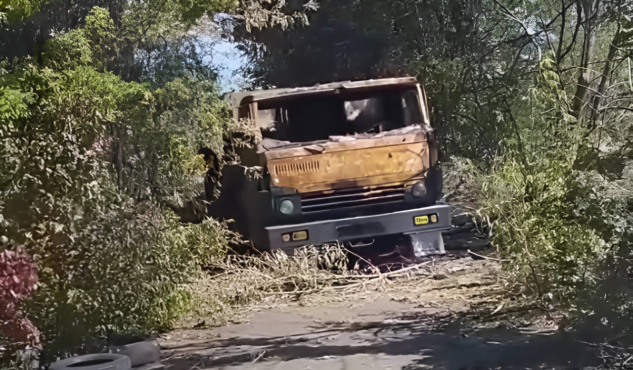 КАМАЗ-5320 - уничтожен. В Херсонской области