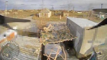 Внедорожник - поражен. На улице Комсомольская, с. Станислав Херсонская область