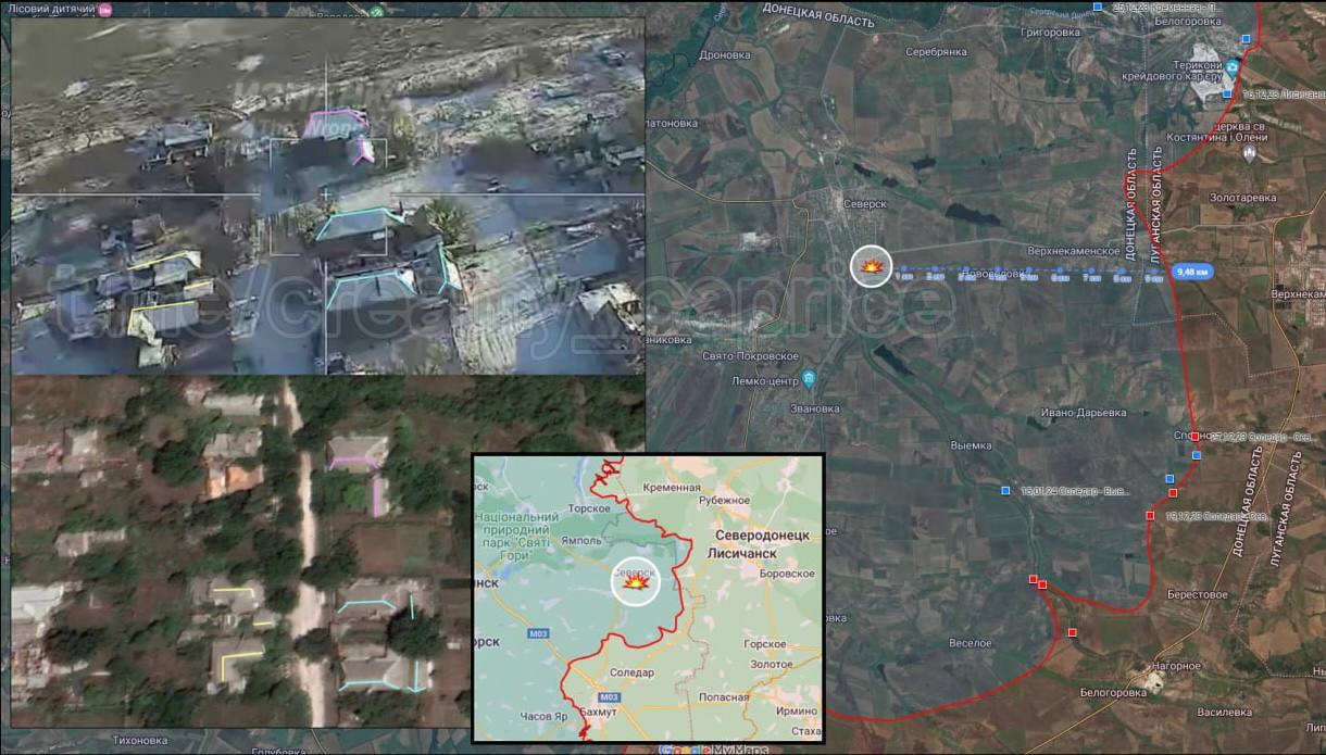 2С1 Гвоздика - уничтожена. В городе Северск Донецкой области