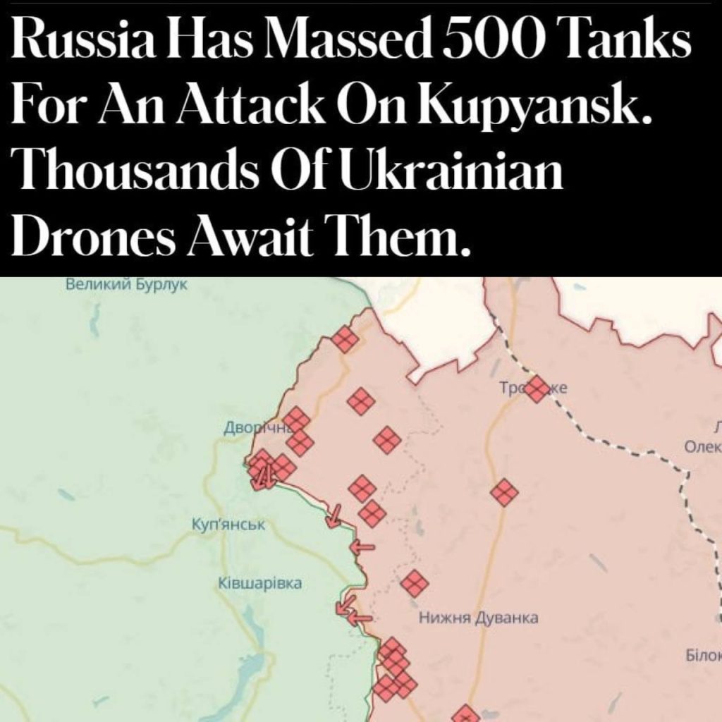 Россия собрала 500 танков для наступления на Купянск, – Forbes