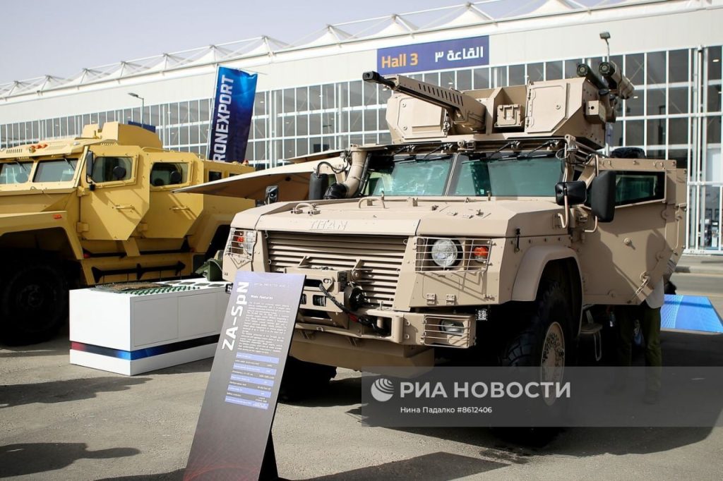Российские образцы вооружения и военной техники на 2-я Всемирной оборонной выставке "World Defense Show"