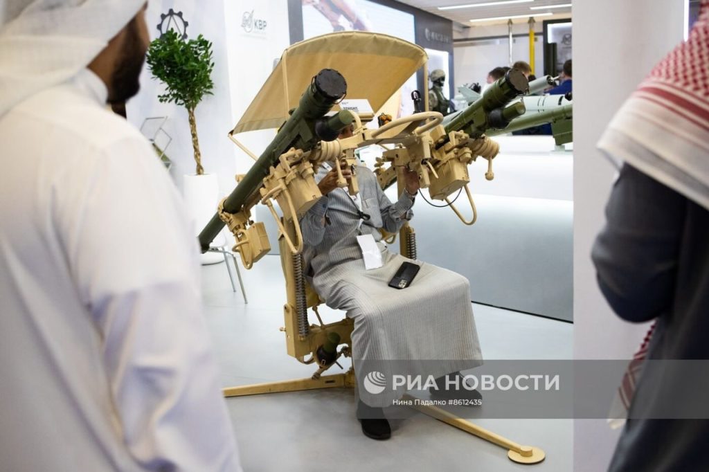 Российские образцы вооружения и военной техники на 2-я Всемирной оборонной выставке "World Defense Show"