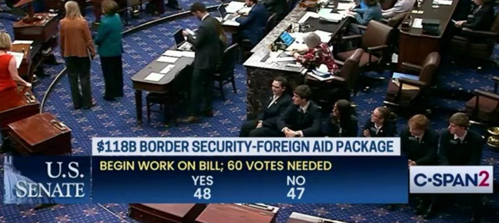 В Сенате США провалили голосование за помощь Украине
