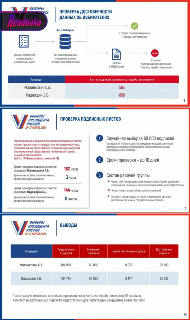 Борис Надеждин не допущен до участия в выборах президента Российской Федерации