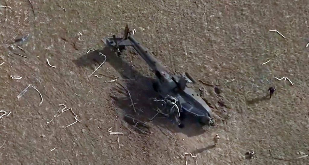 На западе Иордании потерпел крушение AH-64 Apache Национальной гвардии штата Юта