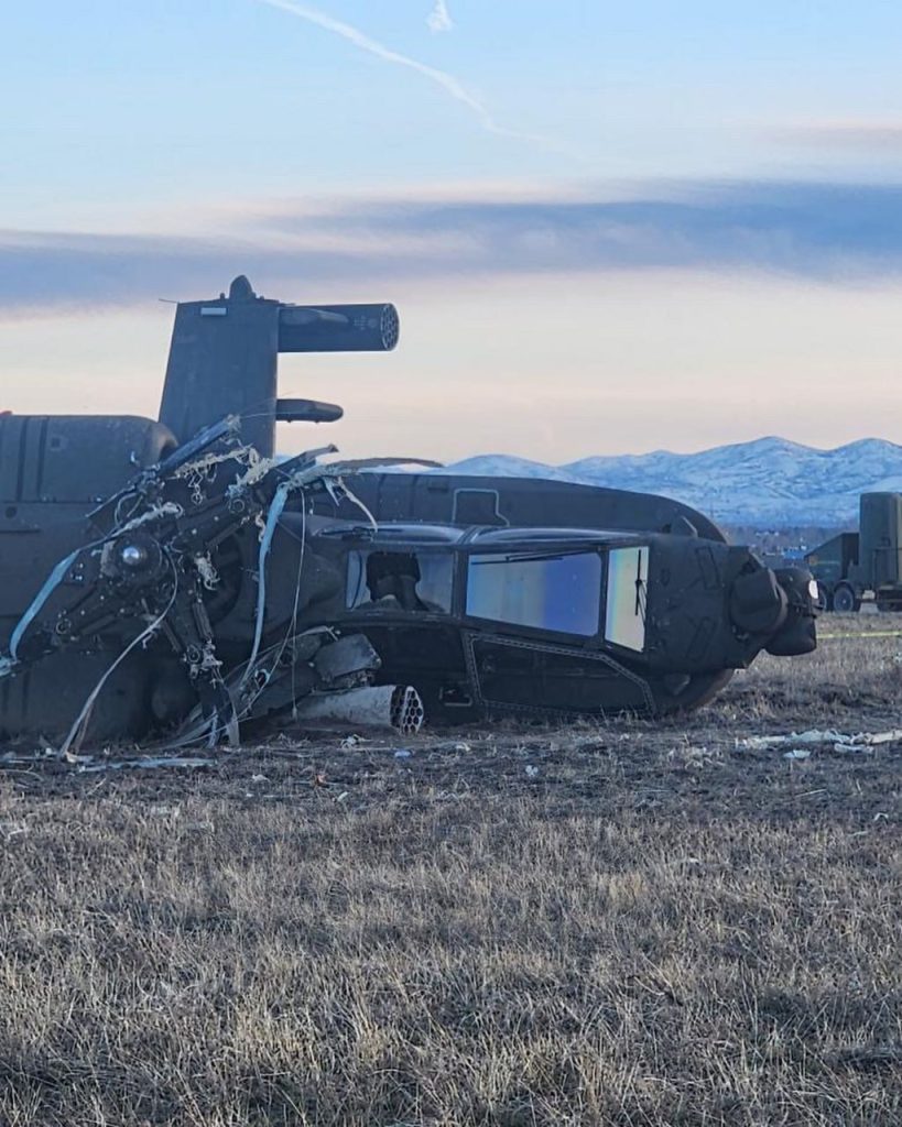 Ударный вертолет AH-64 Национальной гвардии США потерпел крушение в штате Юта