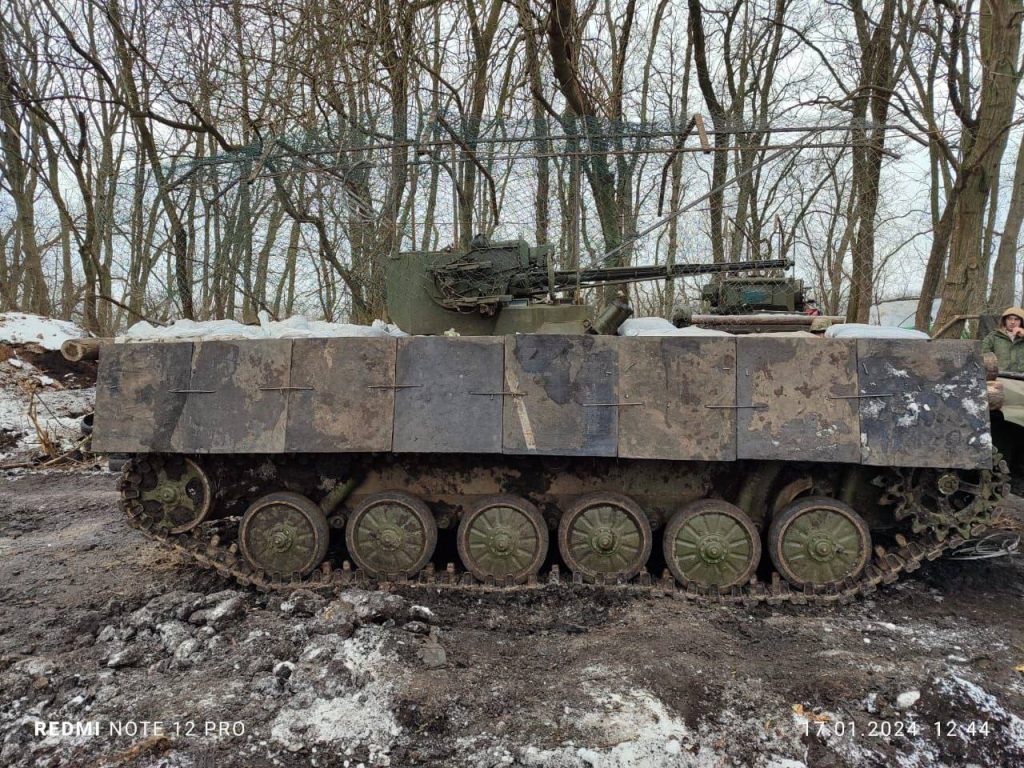 Захваченная еще в 2008 году в Грузии украинская БМП-1У «Шквал» была замечена в рядах ВС РФ