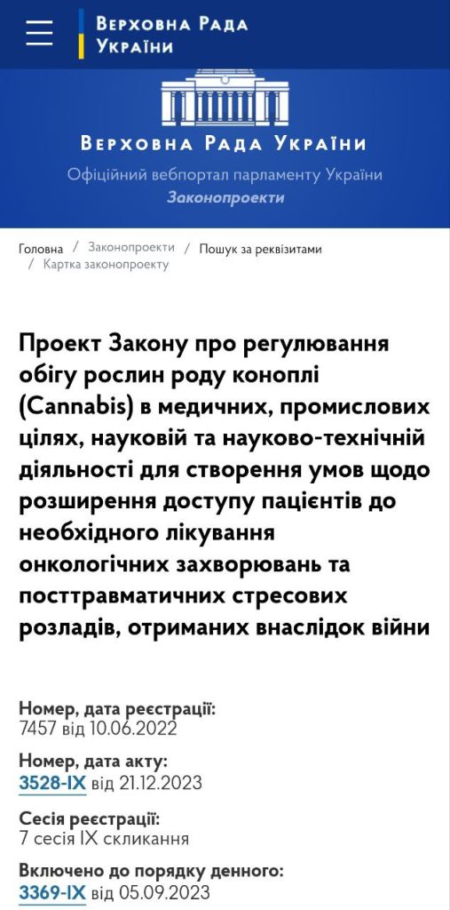 Владимир Зеленский легализовал в стране медицинский каннабис