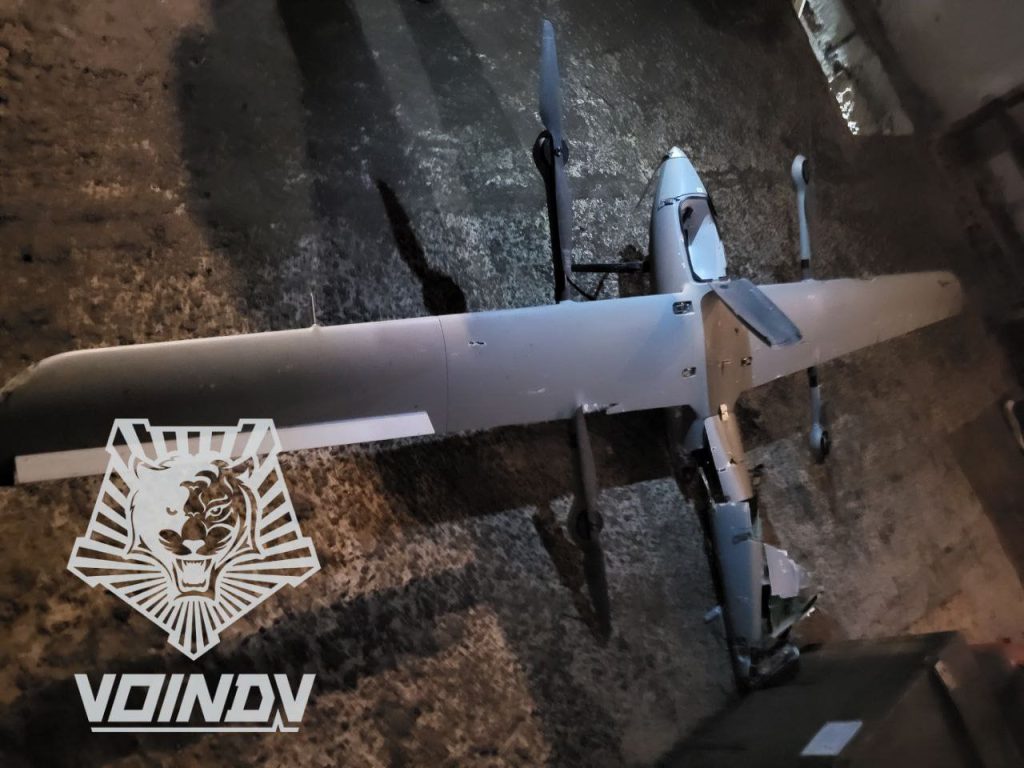 Украинский разведывательный БПЛА «Jupiter Hunter», сбитый на одном из направлений