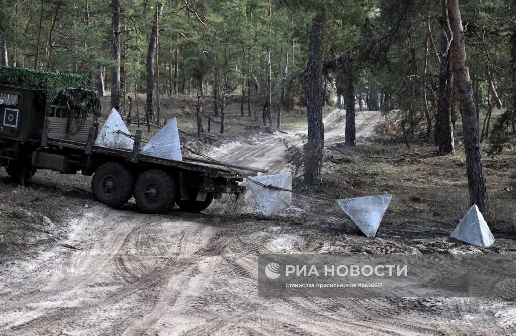 Фортификационные работы военных инженеров ЦВО на Краснолиманском направлении