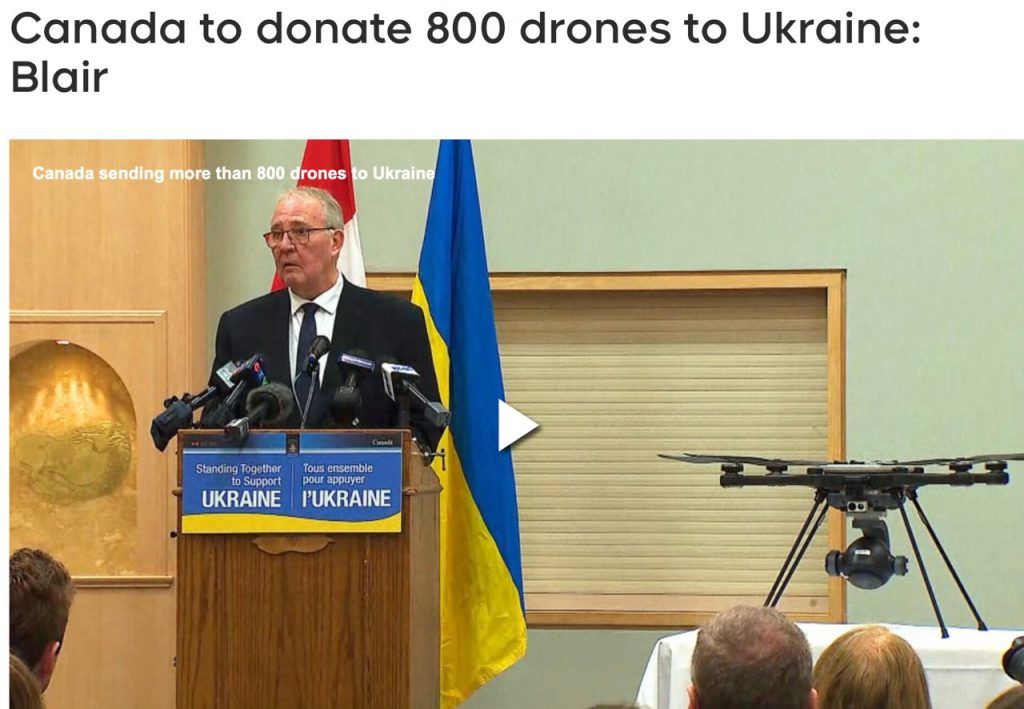 Канада поставит Украине более 800 многоцелевых беспилотников SkyRanger R70 – CTV News