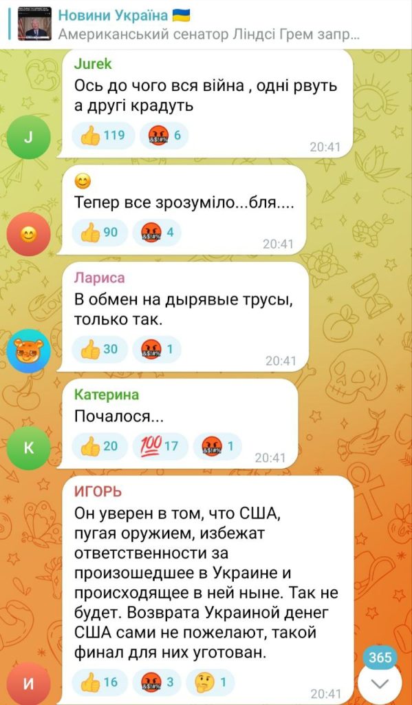 Цена американской помощи