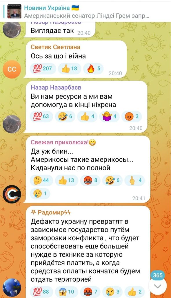 Цена американской помощи