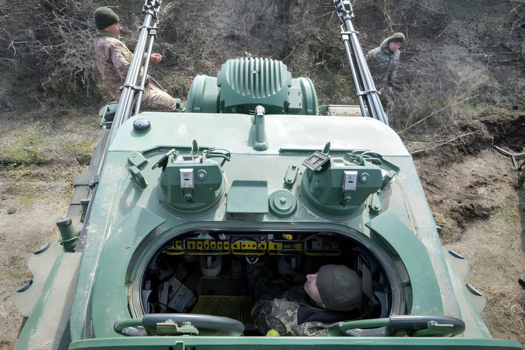 Немецкая ЗСУ «Gepard» ВСУ в Одесской области, февраль 2024 года