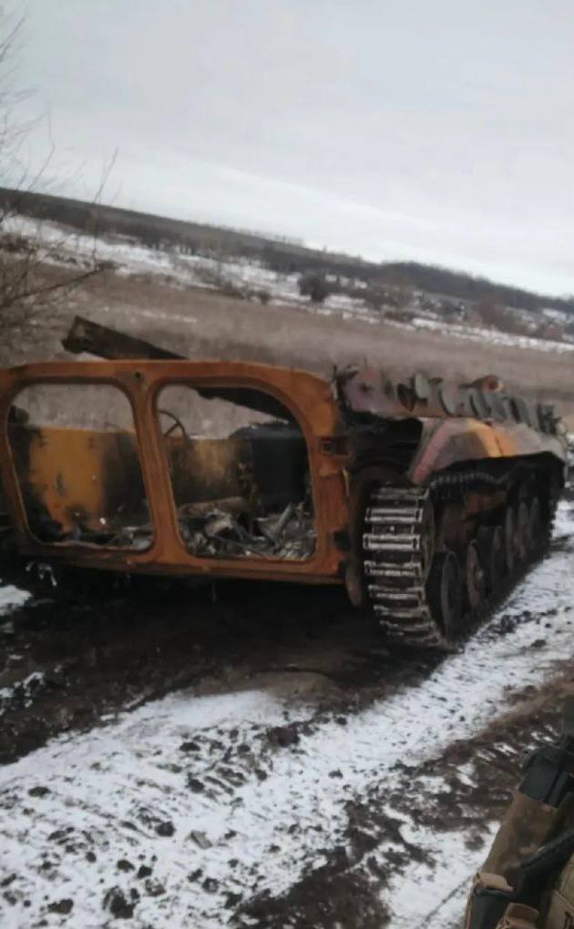БМП-1 - уничтожена. Где-то в зоне СВО. Как ВСУ потеряна БMП ...