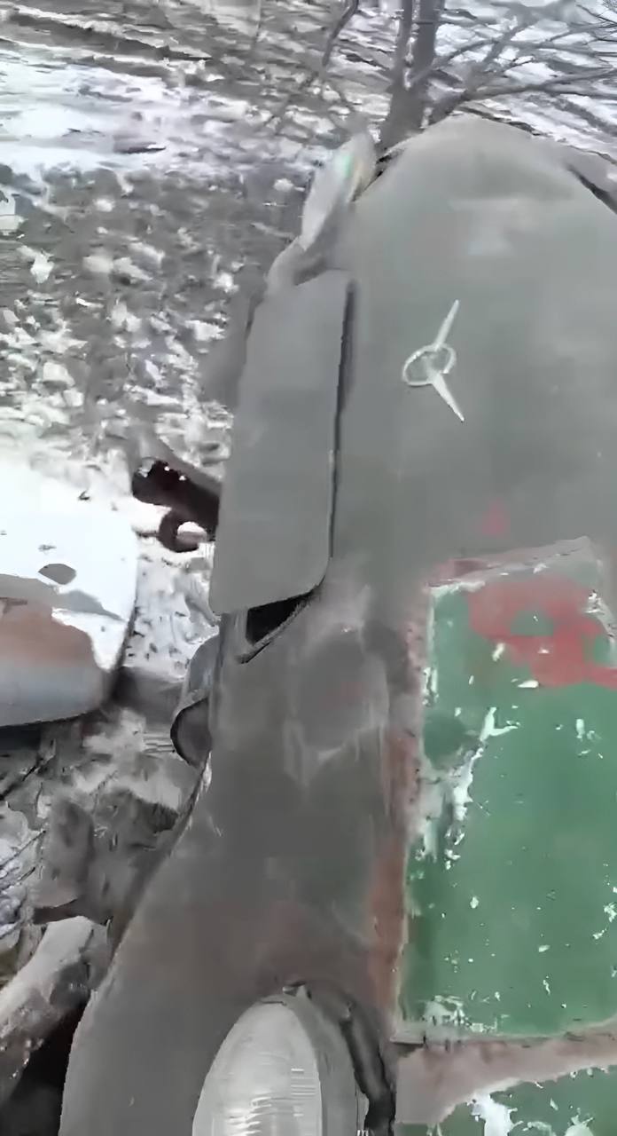 УАЗ-452 - уничтожен. Где-то в зоне СВО