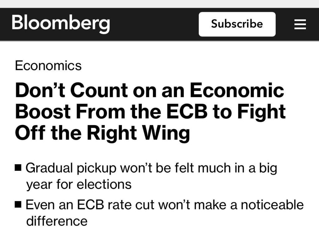 Bloomberg: падение уровня жизни граждан угрожает правительствам стран Еврозоюза