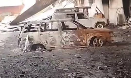 Внедорожник - уничтожен. В Запорожской области