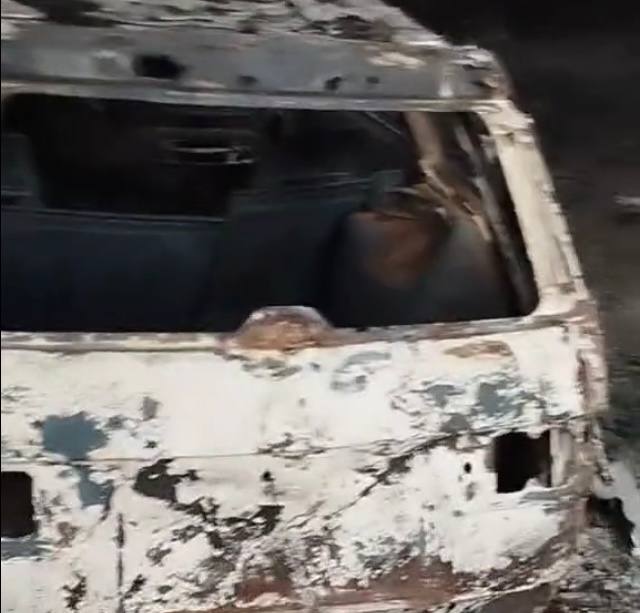 Внедорожник - уничтожен. В Запорожской области