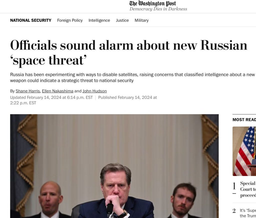 Американские СМИ пугают весь мир ядерным оружием РФ в космосе