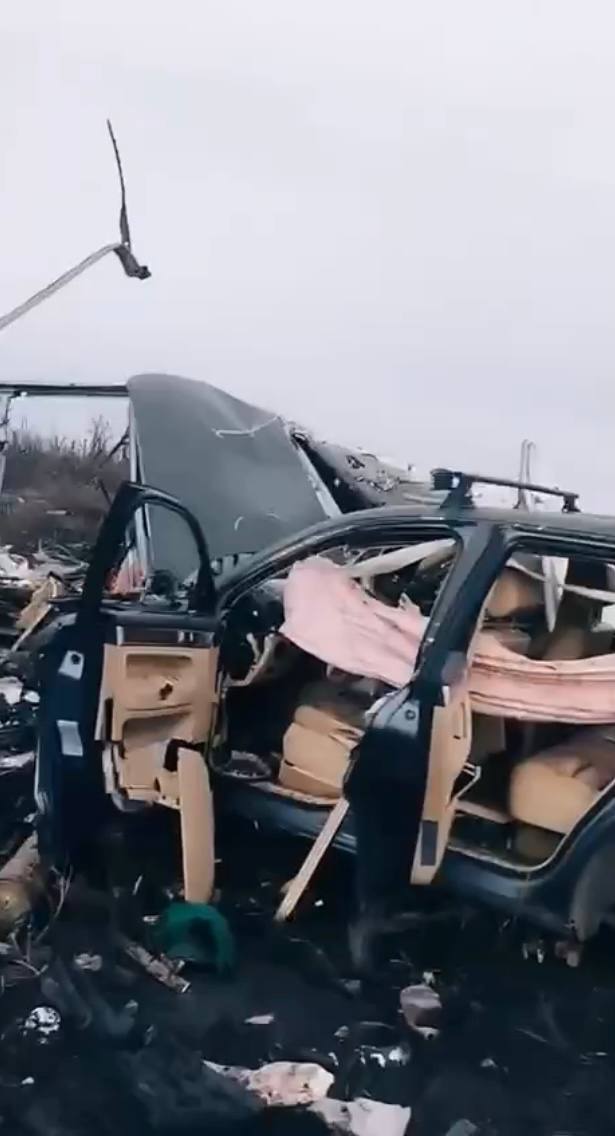 Внедорожник - уничтожен. Где-то в зоне СВО